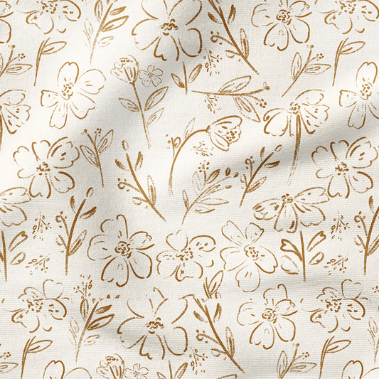 0.5m BIO French Terry Begonia blanket