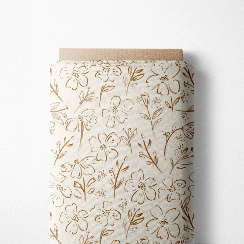 0.5m BIO French Terry Begonia blanket