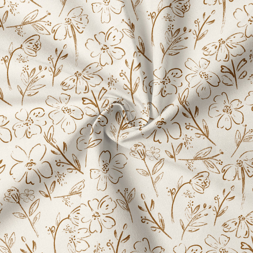 0.5m BIO French Terry Begonia blanket