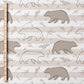 0.5m BIO French Terry Berry Bear gestreift *VORBESTELLUNG*