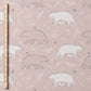 0.5m BIO French Terry Berry Bear rosa *VORBESTELLUNG*