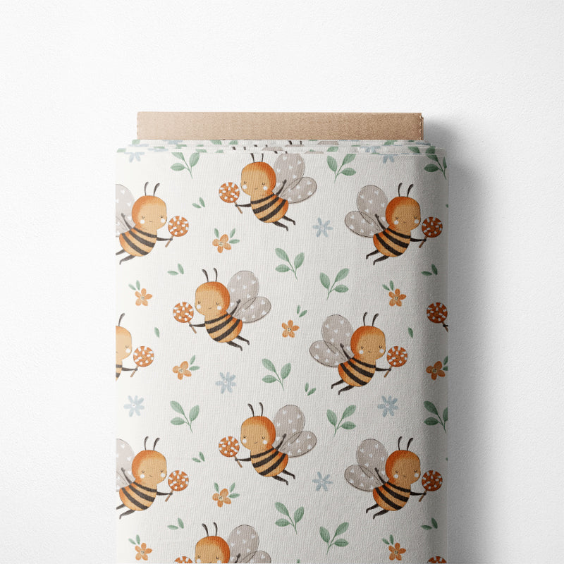 0.5m BIO French Terry Bienchen