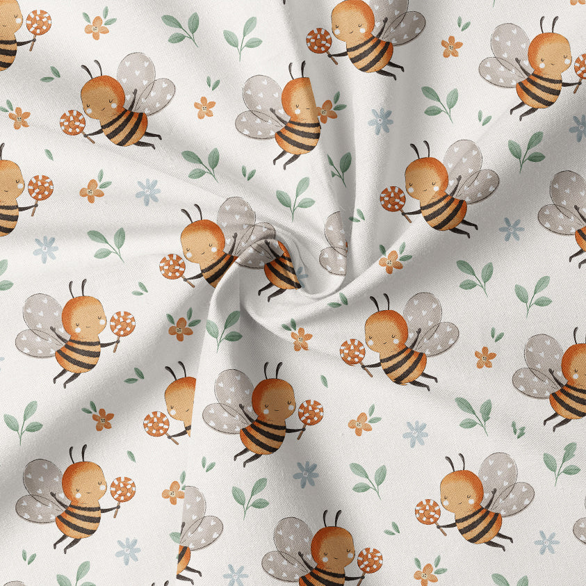 0.5m BIO French Terry Bienchen