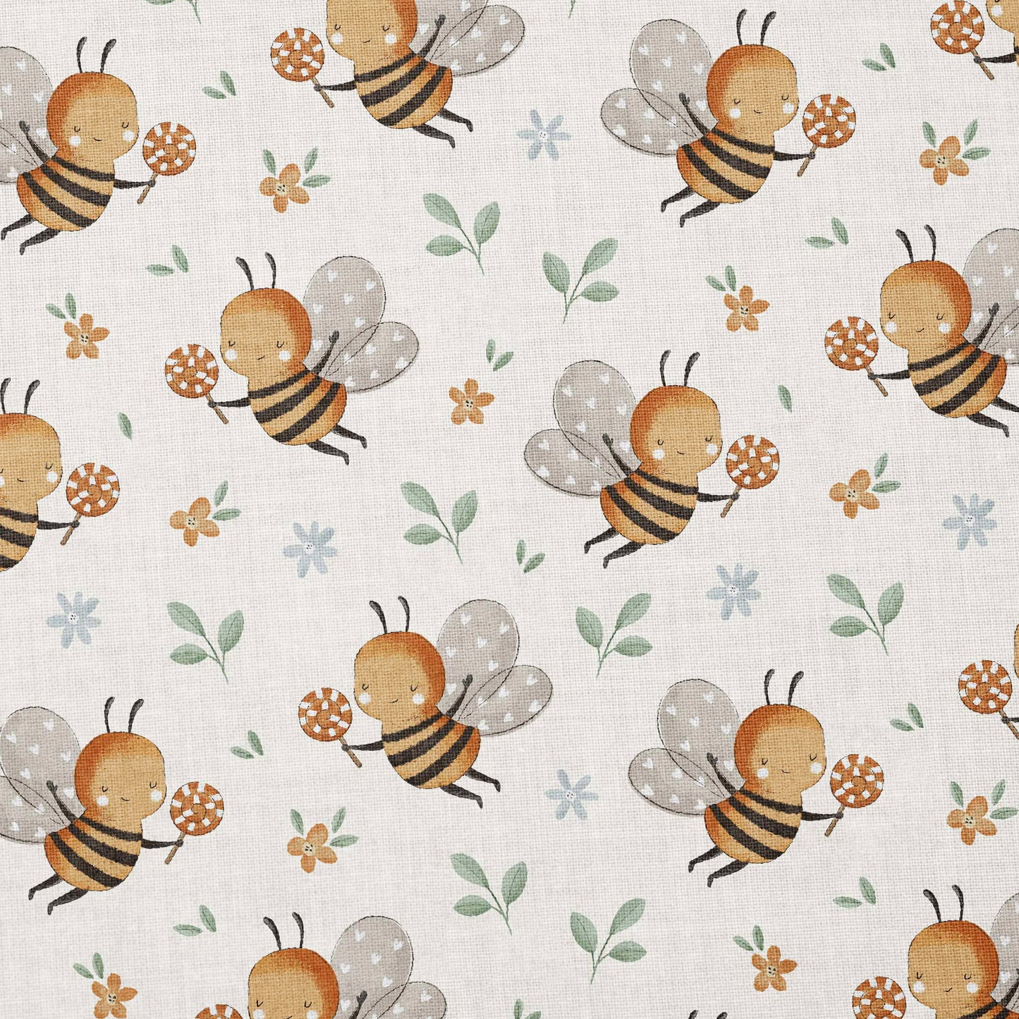 0.5m Baumwolle Bienchen