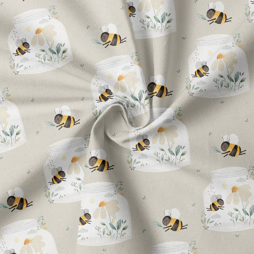 0.5m BIO French Terry Bienenhonig *STOFFÜBERSICHT*