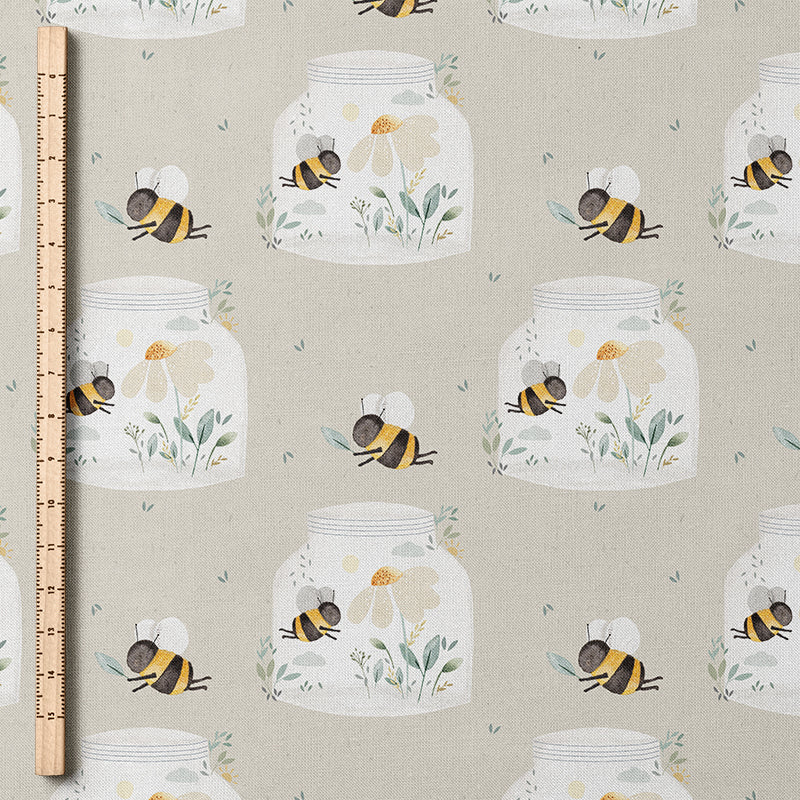 0.5m BIO French Terry Bienenhonig *STOFFÜBERSICHT*