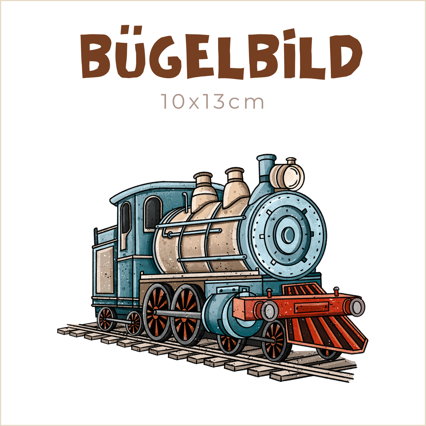 Bügelbild Big Train | 10x13cm