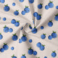 RESTSTÜCK 130cm Biojersey Blaubeeren
