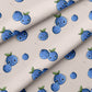 RESTSTÜCK 150cm BIO Rippjersey Blaubeeren