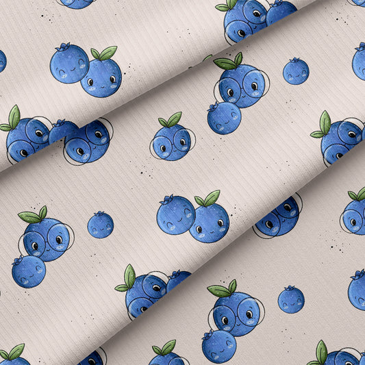 0.5m BIO Rippjersey Blaubeeren