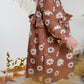 0.5m BIO French Terry Bloom Baby terra *VORBESTELLUNG*