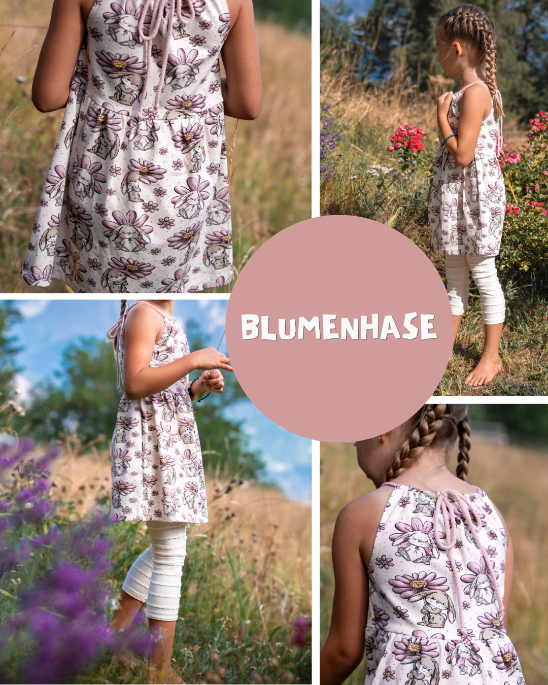 0.5m Baumwolle Blumenhase