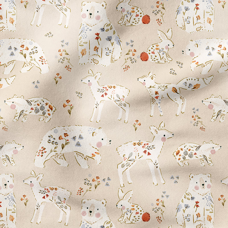 0.5m Biojersey Blumentierchen