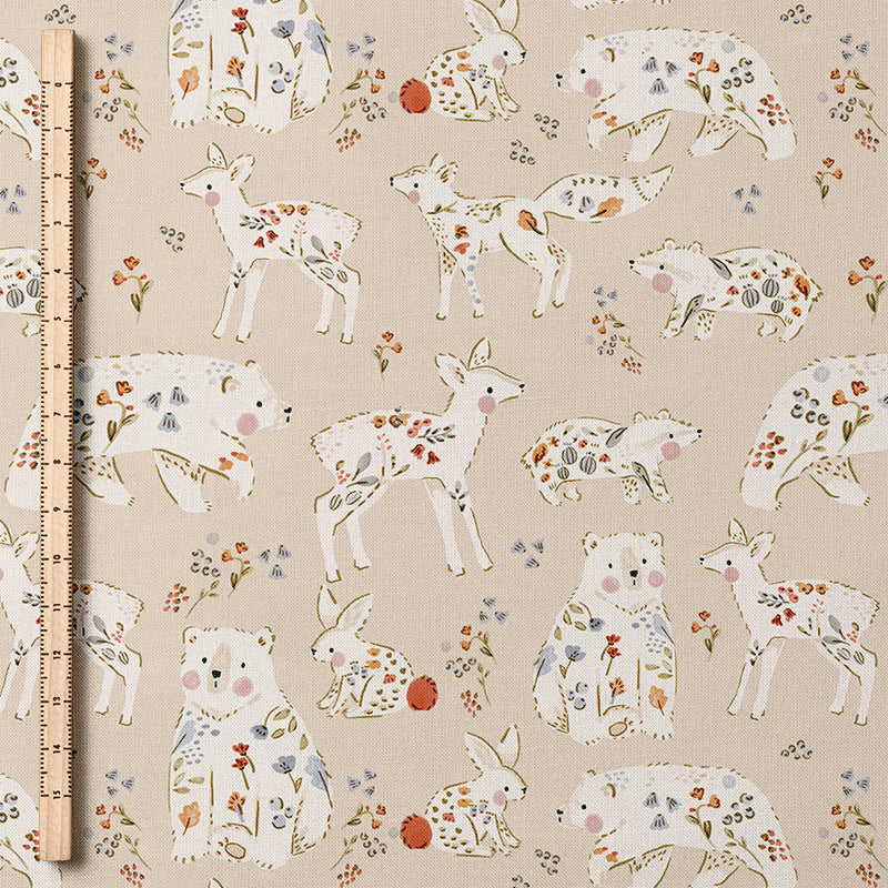 0.5m Biojersey Blumentierchen