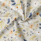 0.5m BIO French Terry Blumenwiese ecru