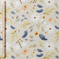 0.5m BIO French Terry Blumenwiese ecru