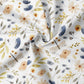 0.5m BIO French Terry Blumenwiese white