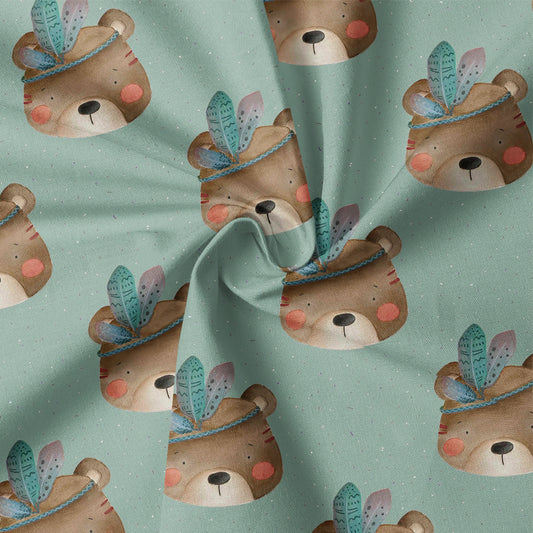 0.5m Biojersey Boho Bär