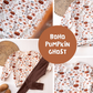 RESTSTÜCK 115cm Biojersey Boho Pumpkin Ghost