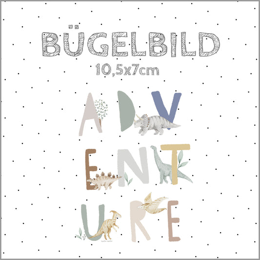 Bügelbild Adventure | 10,5x7cm