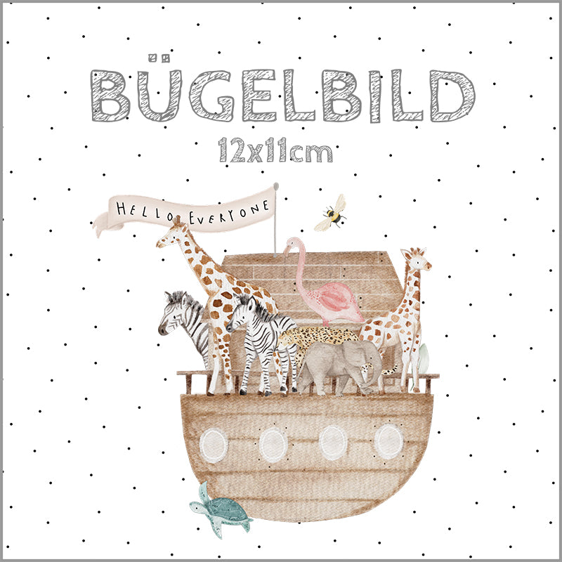 Bügelbild Arche | 12x11cm