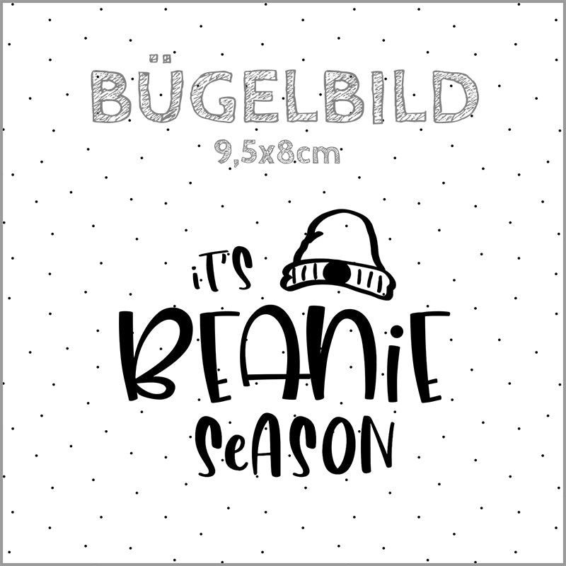 Bügelbild Beanie Season | 9,5x8cm