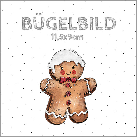 Bügelbild Lebkuchen | 11,5x9cm