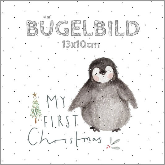 Bügelbild My first Christmas | 13x10cm