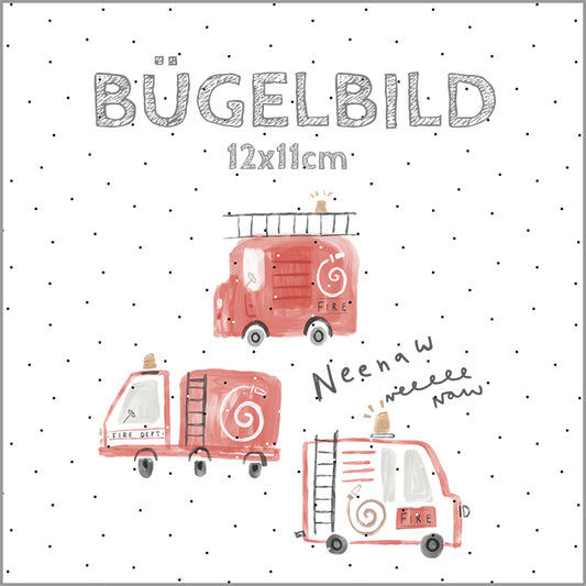 Bügelbild Neenaw Feuerwehr | 12x11cm