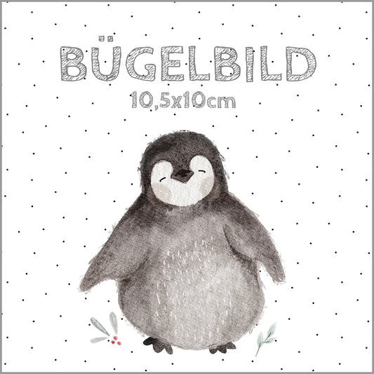 Bügelbild Pinguin Gigi | 10,5x10cm