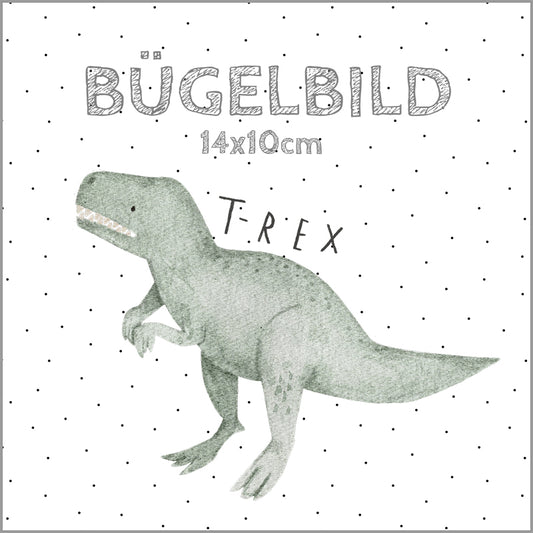 Bügelbild T-Rex | 14x10cm
