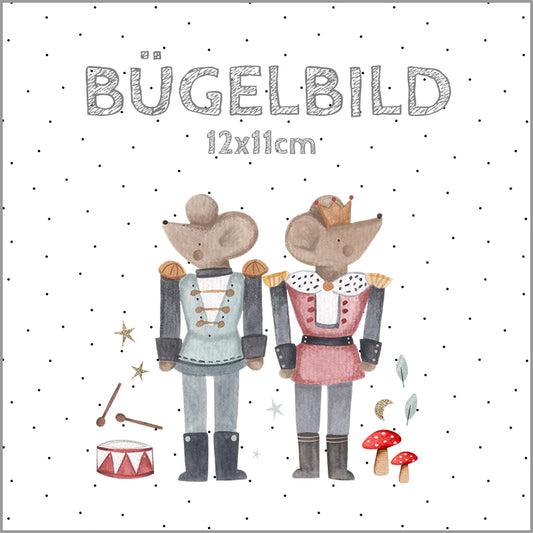 Bügelbild The Hall: Mäuse |  12x11cm