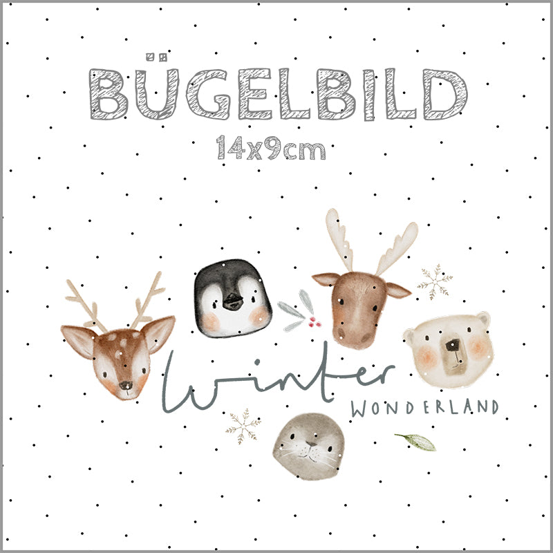 Bügelbild Winter Wonderland | 14x9cm