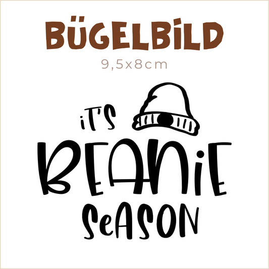 Bügelbild Beanie Season | 9,5x8cm