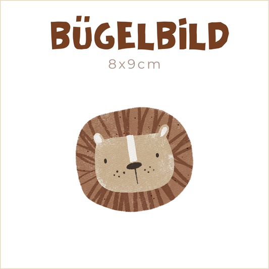 Bügelbild Cool Animals Löwe | 8x9cm