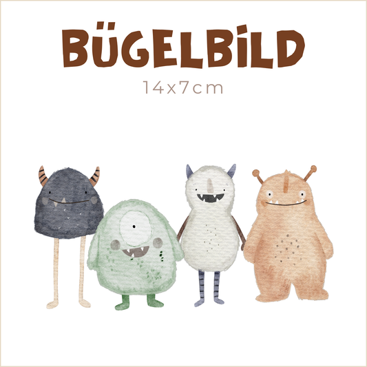 Bügelbild Crumpets | 14x7cm