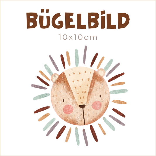 Bügelbild Cute Lion | 10x10cm