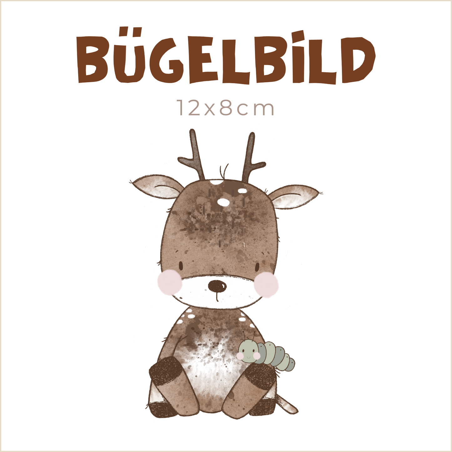 Bügelbild Dear Deer | 12x8cm