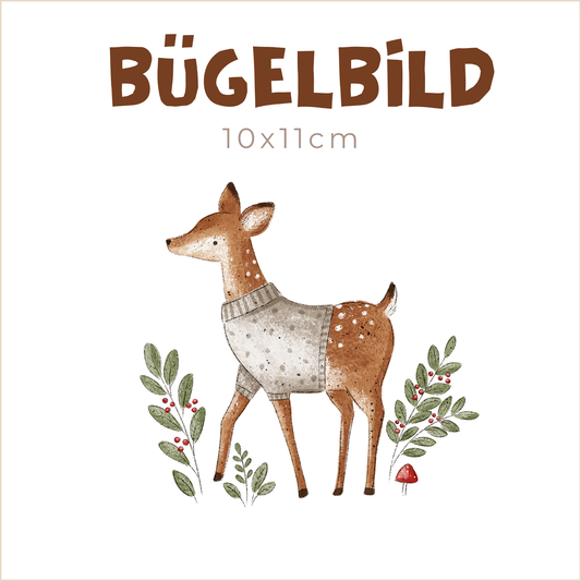 Bügelbild Deer Winter | 10x11cm