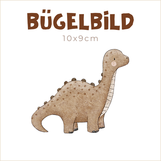 Bügelbild Dinos: Brachiosaurier | 10x9cm