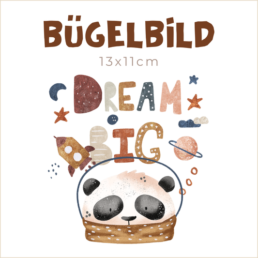 Bügelbild Dream Big | 13x11cm