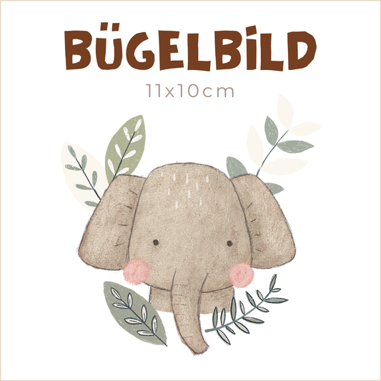 Bügelbild Elefant | 11x10cm