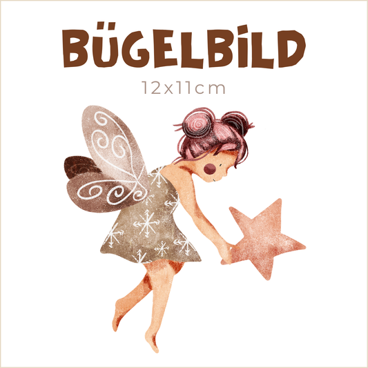 Bügelbild Elfe  | 12x11cm