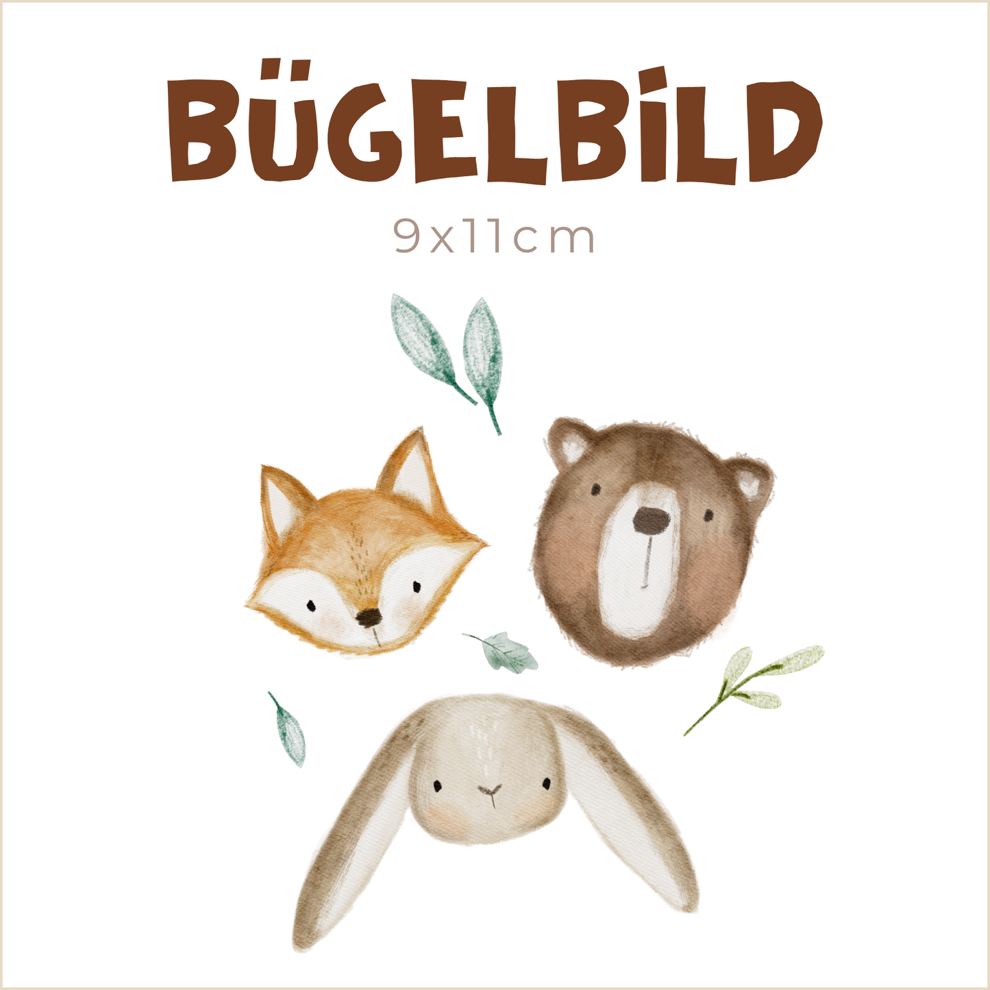 Bügelbild Forest Friends | 9x11cm