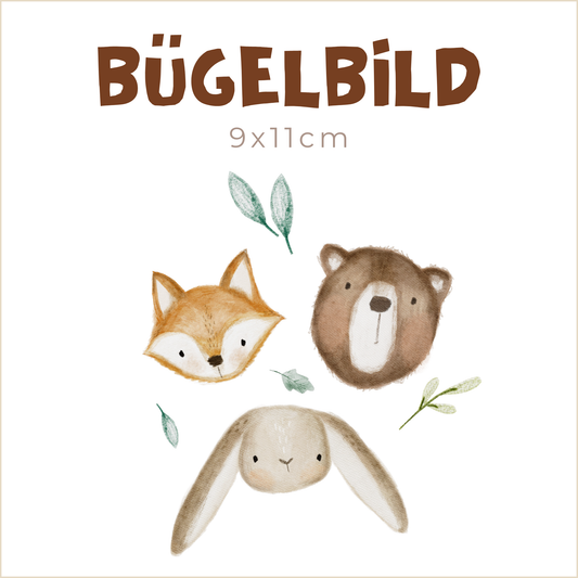 Bügelbild Forest Friends | 9x11cm