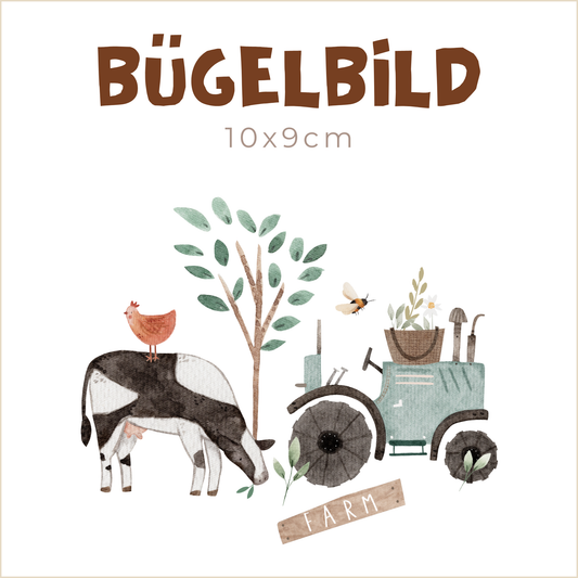 Bügelbild Gingers Farm | 10x9cm