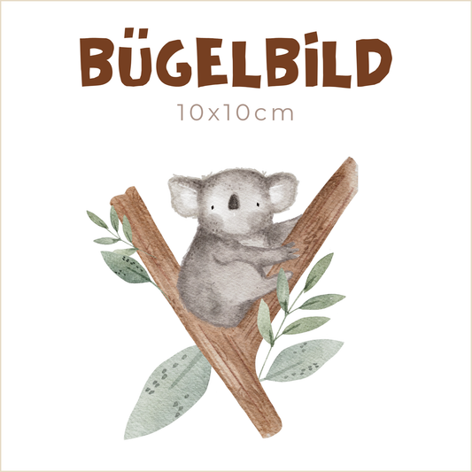 Bügelbild Koala 2 | 10x10cm