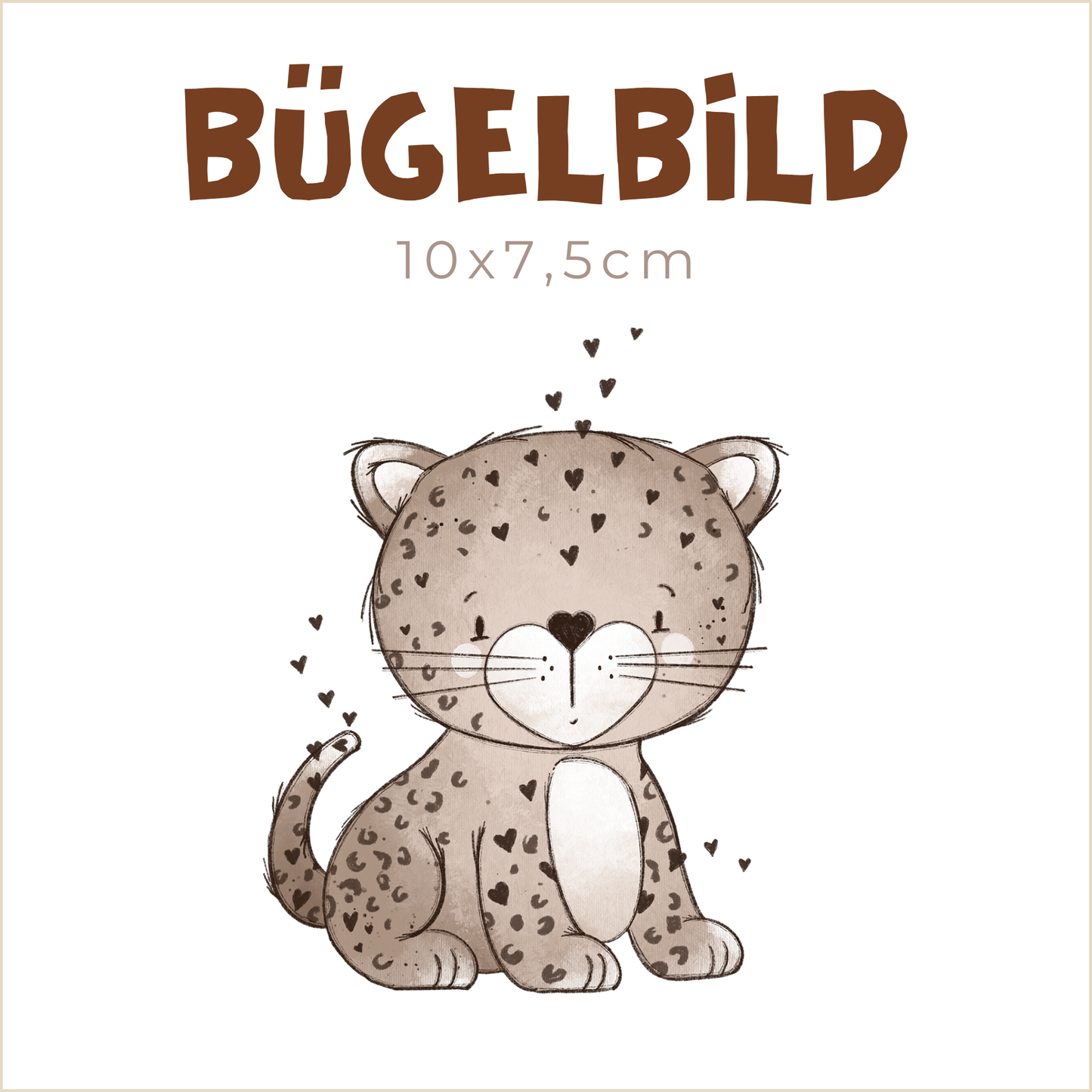 Bügelbild Leolinchen | 10x7,5cm