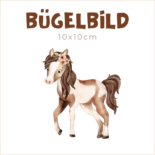 Bügelbild Lieblingspferd 1 | 10x10cm