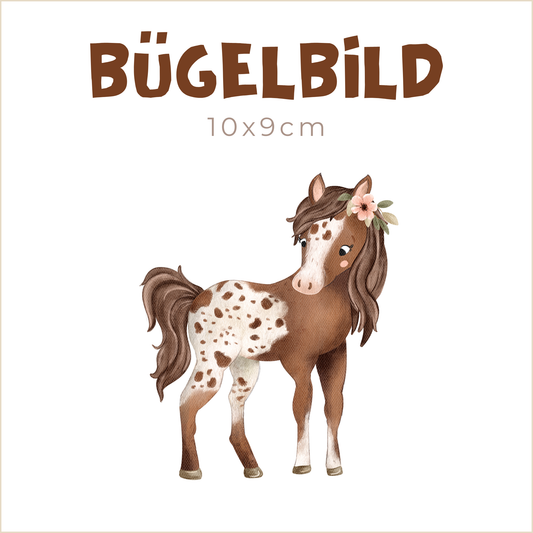 Bügelbild Lieblingspferd 2 | 10x9cm